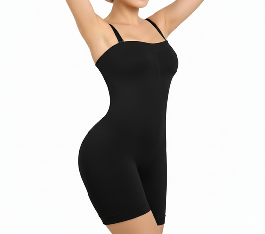 CurvaCo Seamless Bodysuit Shapewear (Detachable Straps)